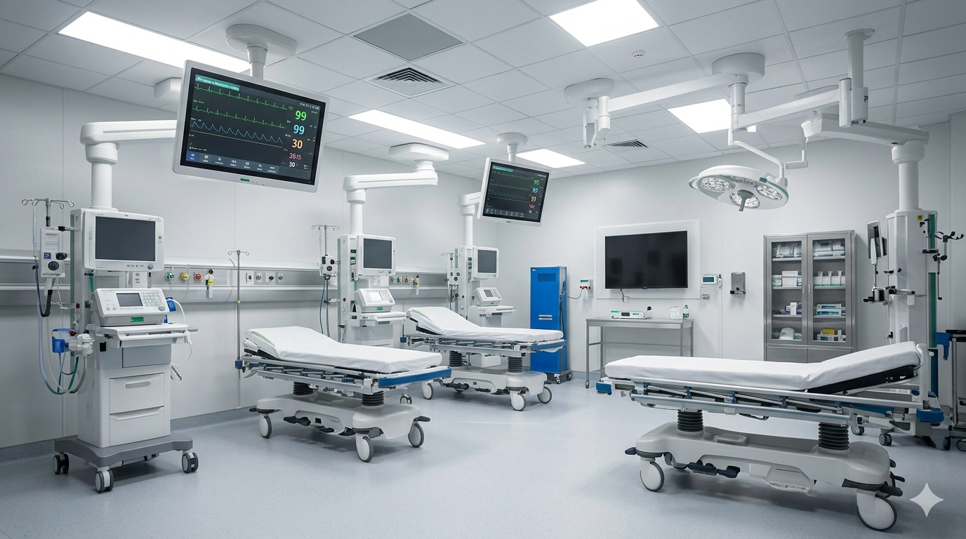 Modern Hospital Emergency Room